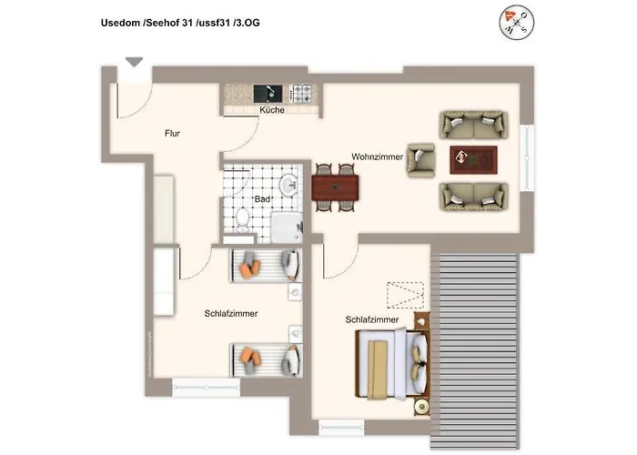 Seehof Seehof 31 Daire Heringsdorf